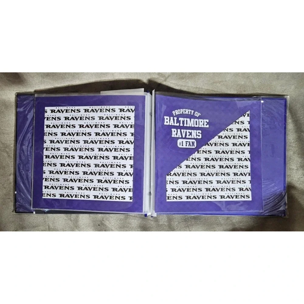 NFL Baltimore Ravens Scrapbook Complete Kit 8x8 12 Pages C.R. Gibson New